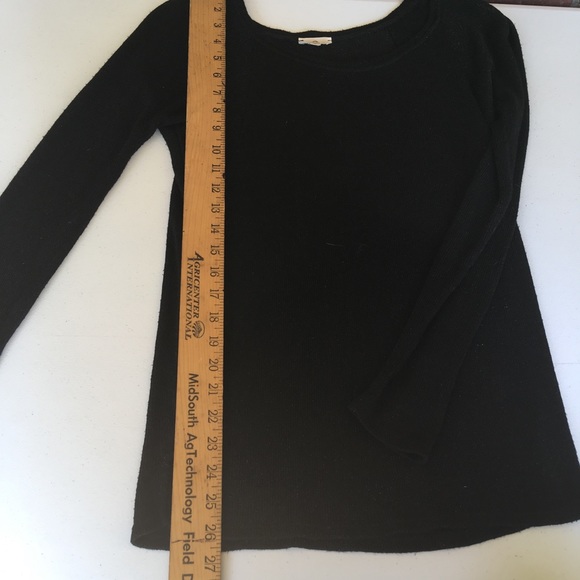 AG Black sparkling sheer blouse size medium - Picture 5 of 8